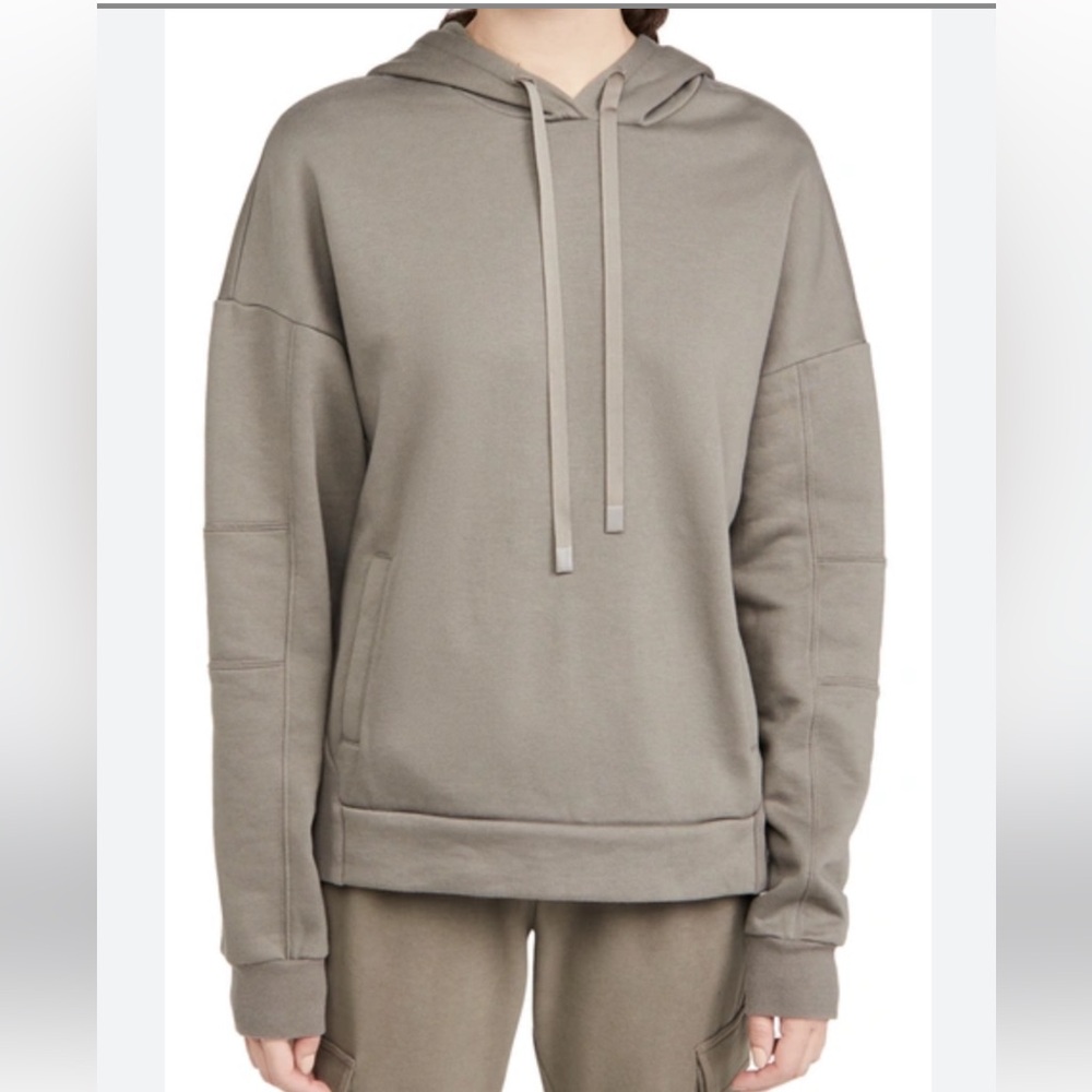 ALO Yoga interval Cropped Hoodie Sweatshirt women’s top exercise shirt trendy